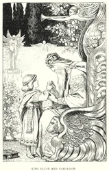 König Elyon und Paedarion (Gravur)