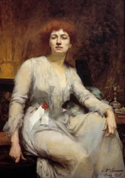 Porträt von Severine (Caroline Remy, Ehefrau Guebhard)