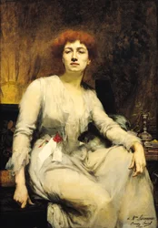 Porträt von Séverine (1855-1929), 1893