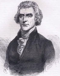 Thomas Jefferson (Illustration aus Cassells Geschichte der Vereinigten Staaten)
