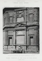 Casino-Brunnen in der Villa Di Papa Giulio, Rom, Italien