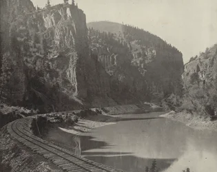 Echo Cliffs, Canyon des Grand River, Colorado (s/w Foto)