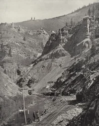 Minen im Eagle River Canyon, Colorado