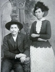 Belle Starr mit ihrem Geliebten 