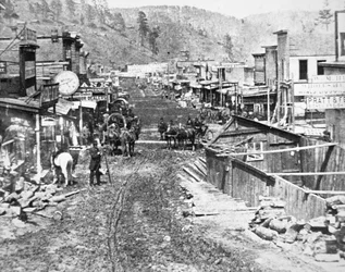 Deadwood, Dakota-Territorium, ca. 1877