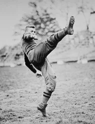 Dwight D. Eisenhower als Kadettenfußballer an der West Point Academy, New York