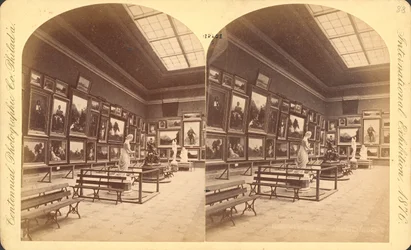 Memorial Hall, amerikanische Abteilung, Centennial International Exhibition von 1876, Philadelphia
