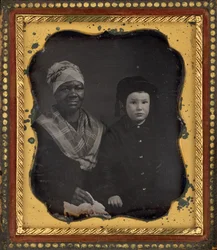 Millie Craig und Frederick H. Healey, ca. 1851