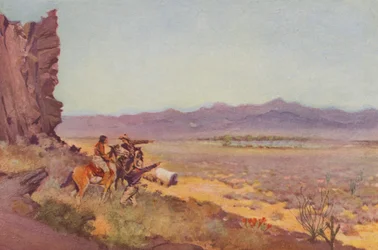 Fata Morgana in der Wüste, Arizona