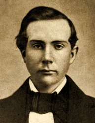 Porträt von John D. Rockefeller im Alter von 18 Jahren, 1857