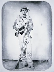 Private Thomas Taylor, Soldat der Konföderiertenarmee