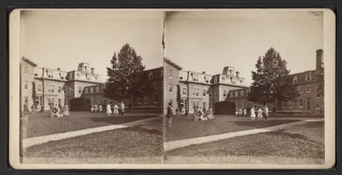 Stereoskopische Ansichten der Oneida-Gemeinschaft, ca. 1870