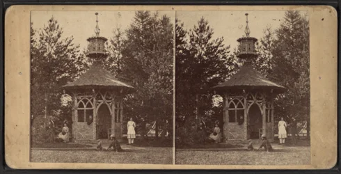 Sommerhaus, Oneida-Gemeinschaft, Bundesstaat New York, 1873