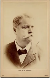 Winfield Scott Hancock (1824-86), General der US-Armee, fotografiert von B. B. Russell, Boston