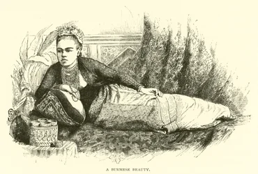 Eine burmesische Schönheit