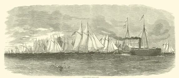 Admiral Porters Mörserflotte, 1862