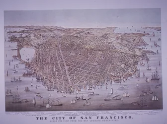 Luftaufnahme von San Francisco, Kalifornien, USA