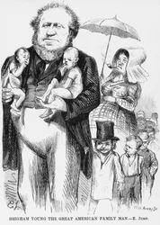 Brigham Young (1801-77) der große amerikanische Familienvater