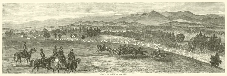 Lager am Fuß der Blue Ridge, Oktober 1863