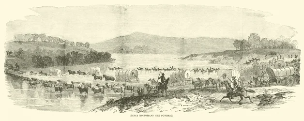 Early überquert den Potomac erneut, Juli 1864