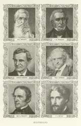 Historiker, George Bancroft, T. B. Macauley, Francis Parkman, Theodor Mommsen, William H. Prescott, J. L. Motley