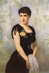 Lady Randolph Spencer-Churchill, geborene Miss Jennie Jerome aus New York, die Lord Randolph Spencer-Churchill heiratete