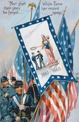 Postkarte zum Memorial Day, ca. 1900