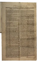 Petition des General Congress in Amerika an den König, Kontinentalkongress, 26. Oktober 1774