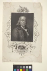 Porträt von Benjamin Franklin