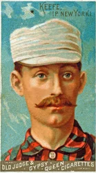 Porträt von Tim Keefe, 1887