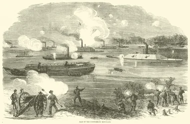 Überfall der konföderierten Panzerschiffe, Februar 1865