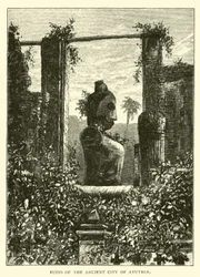 Ruinen der antiken Stadt Ayuthia