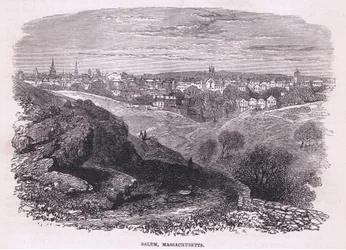 Salem Massachusetts, Illustration aus Cassell