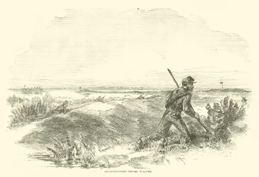 Scharfschützen vor Wagner, August 1863