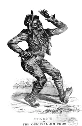 Notenblatt-Titelblatt für „The Original Jim Crow“, geschrieben von Thomas Dartmouth Daddy Rice