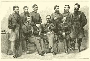 Sherman und seine Generäle, November 1864