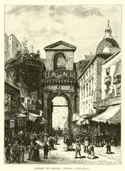 Straße in Neapel, Porta Capuana