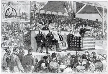 Die Atlanta International Cotton Exposition: Eröffnungsrede von Gouverneur Colquitt, aus 