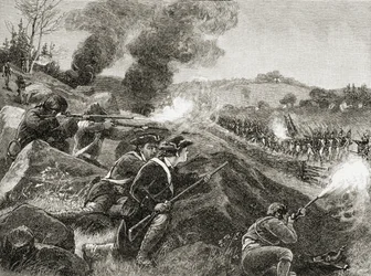 Der britische Rückzug von Lexington, aus 