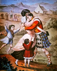 Die Rückkehr des Highlanders, veröffentlicht von Currier & Ives