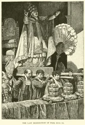 Der letzte Segen von Papst Pius IX.