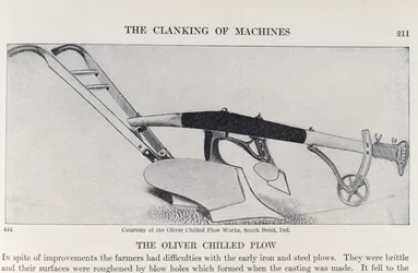 Der Oliver Chilled Plow, aus The Pageant of America, Bd.3, von Ralph Henry Gabriel, 1926