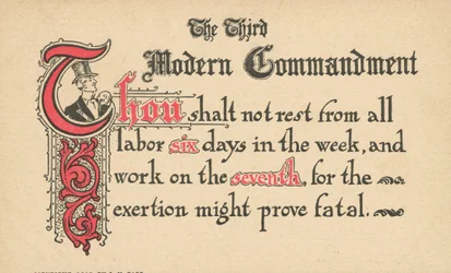 Das dritte moderne Gebot