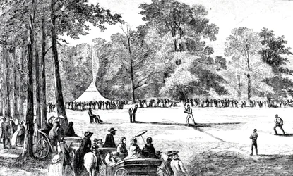 Die erste Konvention der Baseballclubs, New York, 1857