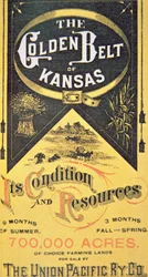 Union Pacific Railroad Poster, ca. 1880