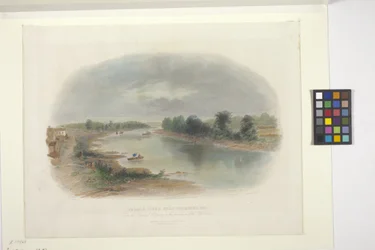 Wabash River, in der Nähe von Vincennes, Indiana