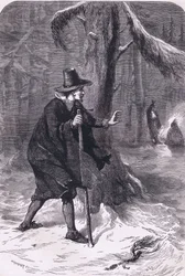William im Wald, Illustration aus Cassell
