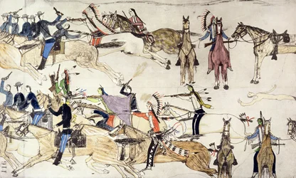 Rückzug des Kommandos von Major Marcus Reno