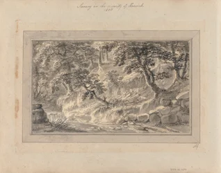 Ansichten in England, Schottland und Wales: Reise in Schottland; Landschaft in der Nähe von Keswick