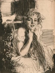 Porträt von Mlle Emma Rassmussen, 1904